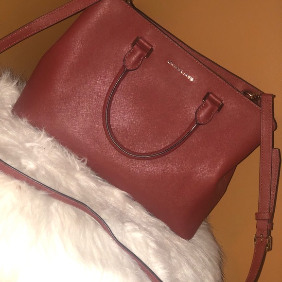 MICHAEL KORS Savannah satchel in Auburn color - Picture 8 of 8